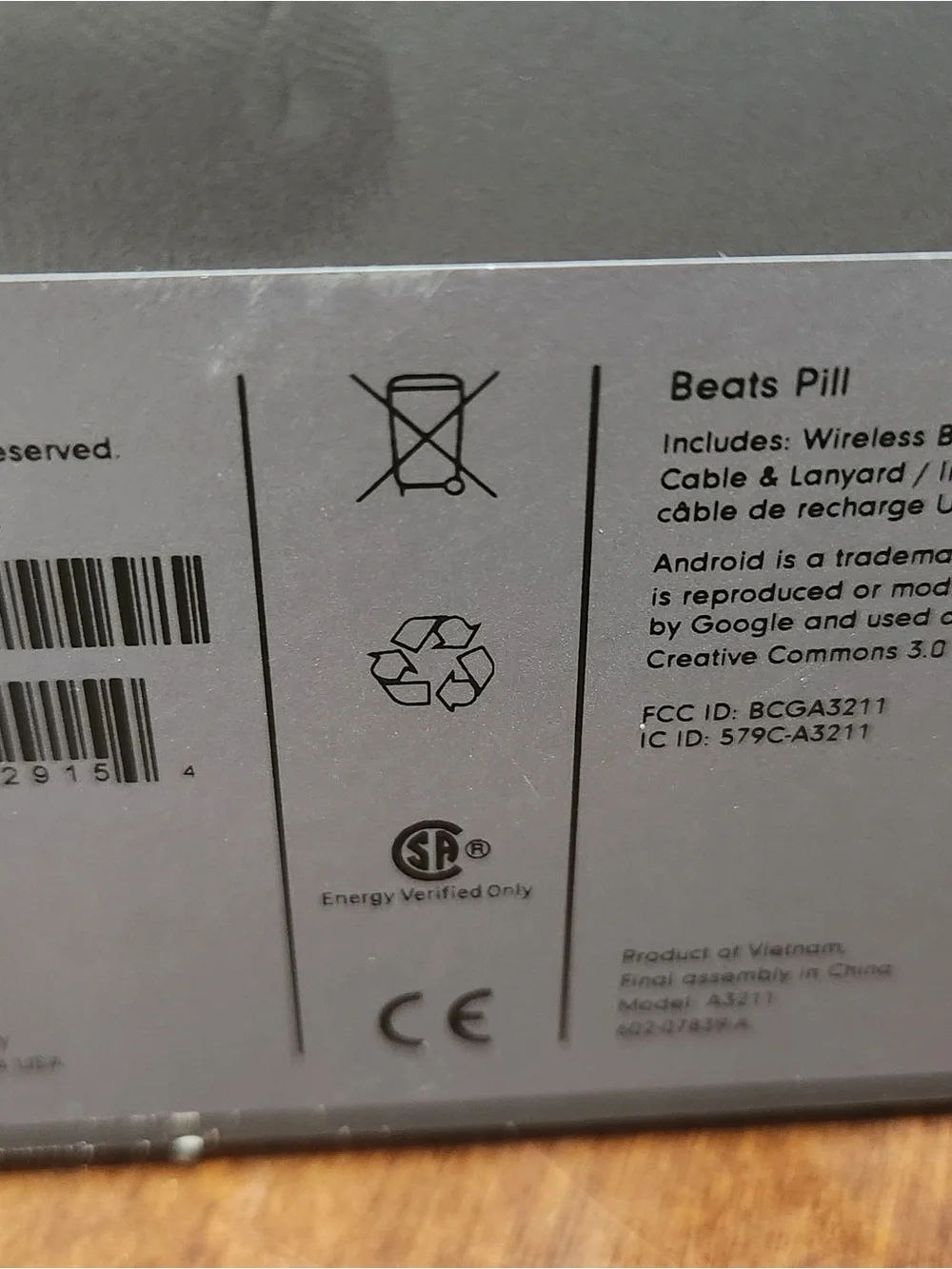 Apple Beats Pill Portable Speaker - Black